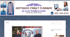 Desktop Screenshot of hoffmanplumbing.net